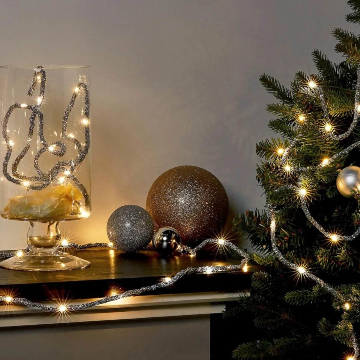 Alison at Home Lights | Set Of Three 6.5' Glitter Rope Lights