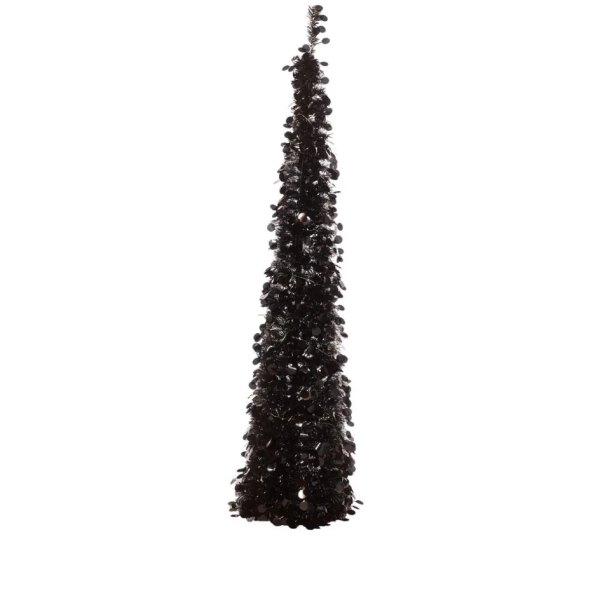 Winter Lane Christmas Trees | As Is 6' Illuminated Slim Tinsel Pop-Up Christmas Tree