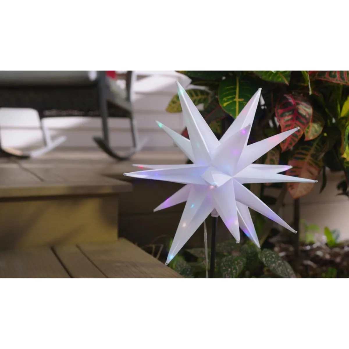 Winter Lane Indoor Decor | As Is Multifunction 22" Twinkler With Remote