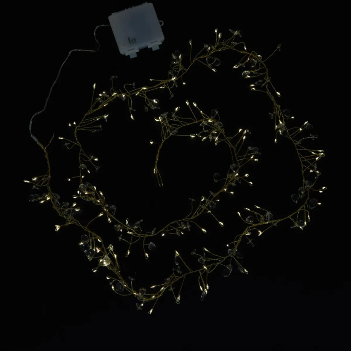 august__leo_set_of__crystal_beaded_led_garlands_with_timer_2.webp august & leo Indoor Decor | Set Of 2 Crystal Beaded Led Garlands With Timer