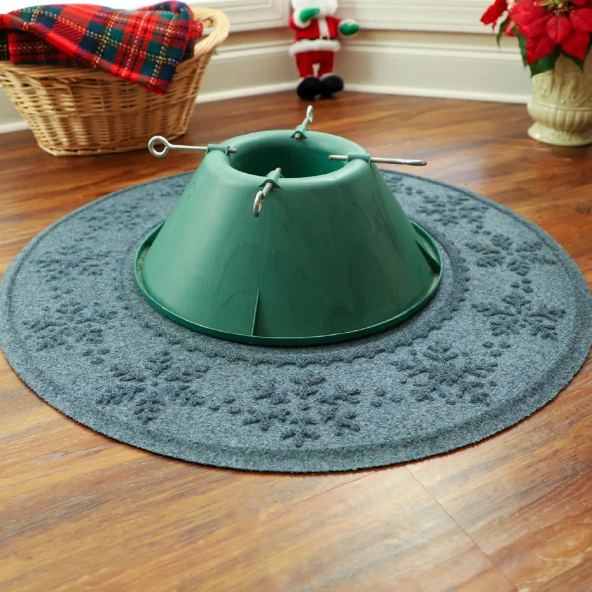 bungalow_flooring_aqua_shield__round_tree_skirt_mat_3.webp Aqua Shield Holiday Textiles | Bungalow Flooring 35" Round Tree Skirt Mat