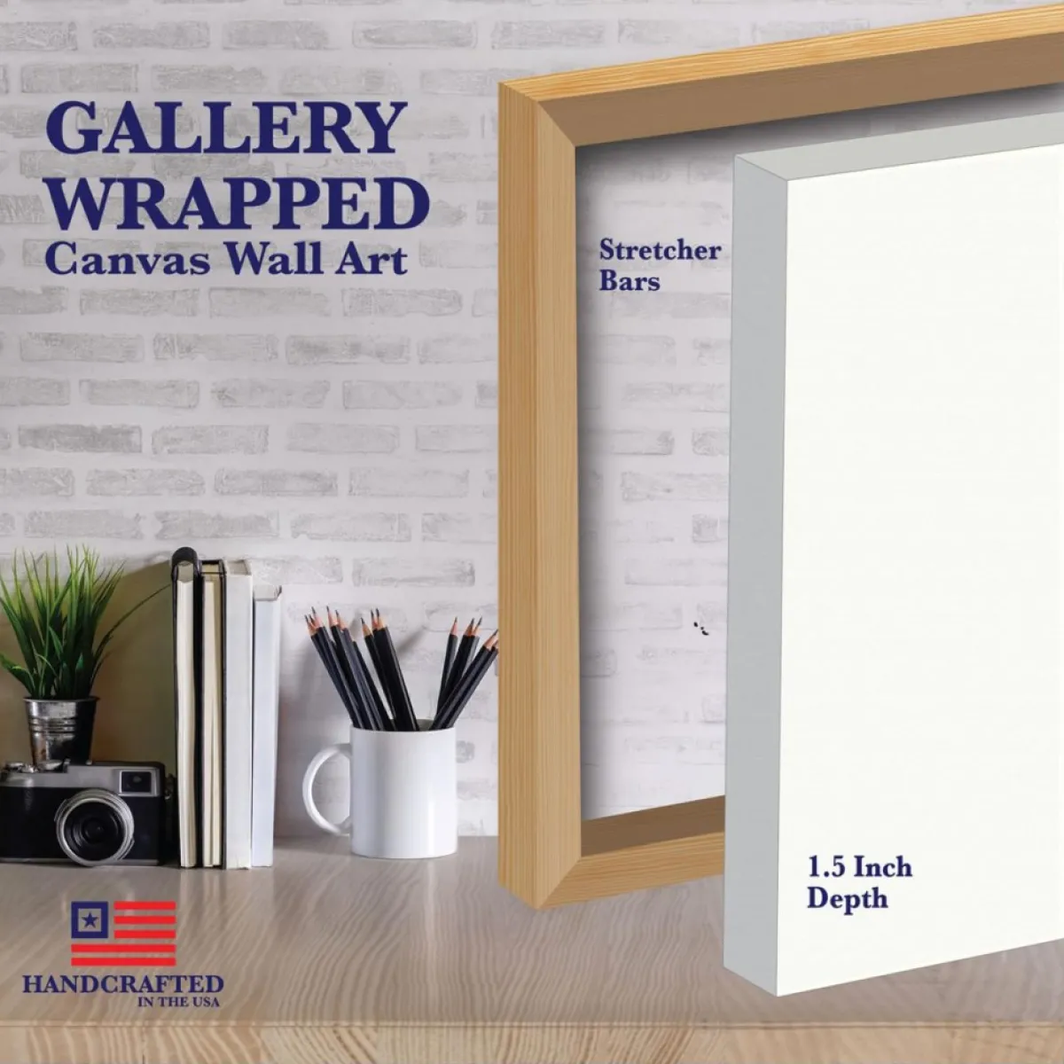 Courtside Market Indoor Decor | Canvas Wall Art - Winter Window, 12" X 18"