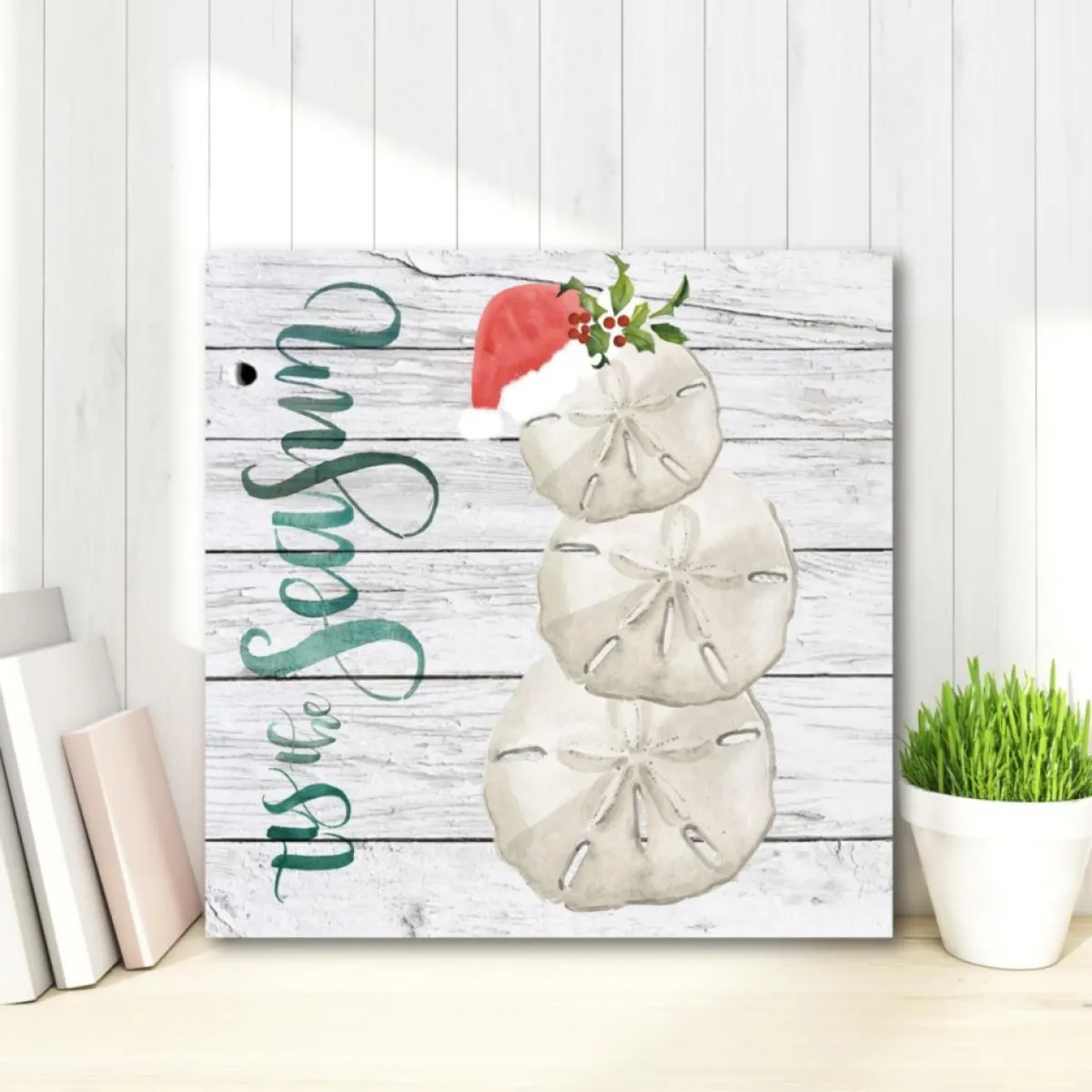 Courtside Market Indoor Decor | Coastal Christmas I Canvas Wall Art