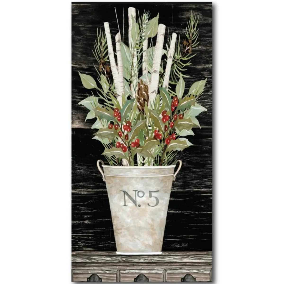 Courtside Market Indoor Decor | Holiday Greens I Canvas Wall Art
