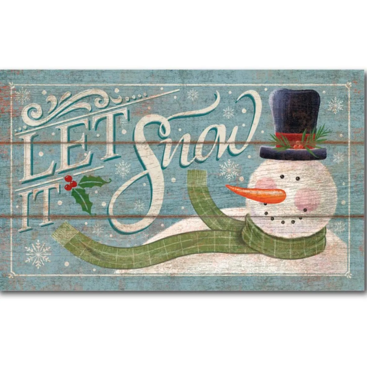 Courtside Market Indoor Decor | Let It Snow Canvas Wall Art