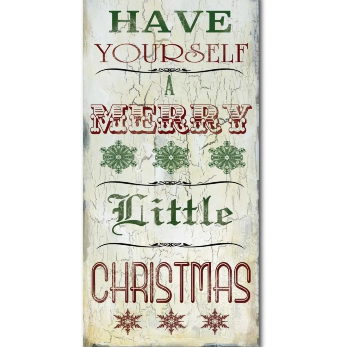 Courtside Market Indoor Decor | Merry Little Christmas Canvas Wall Art