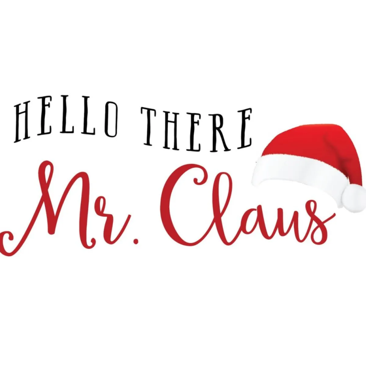 Courtside Market Indoor Decor | Mrs. Clause 20"X30" Decal Wall Art