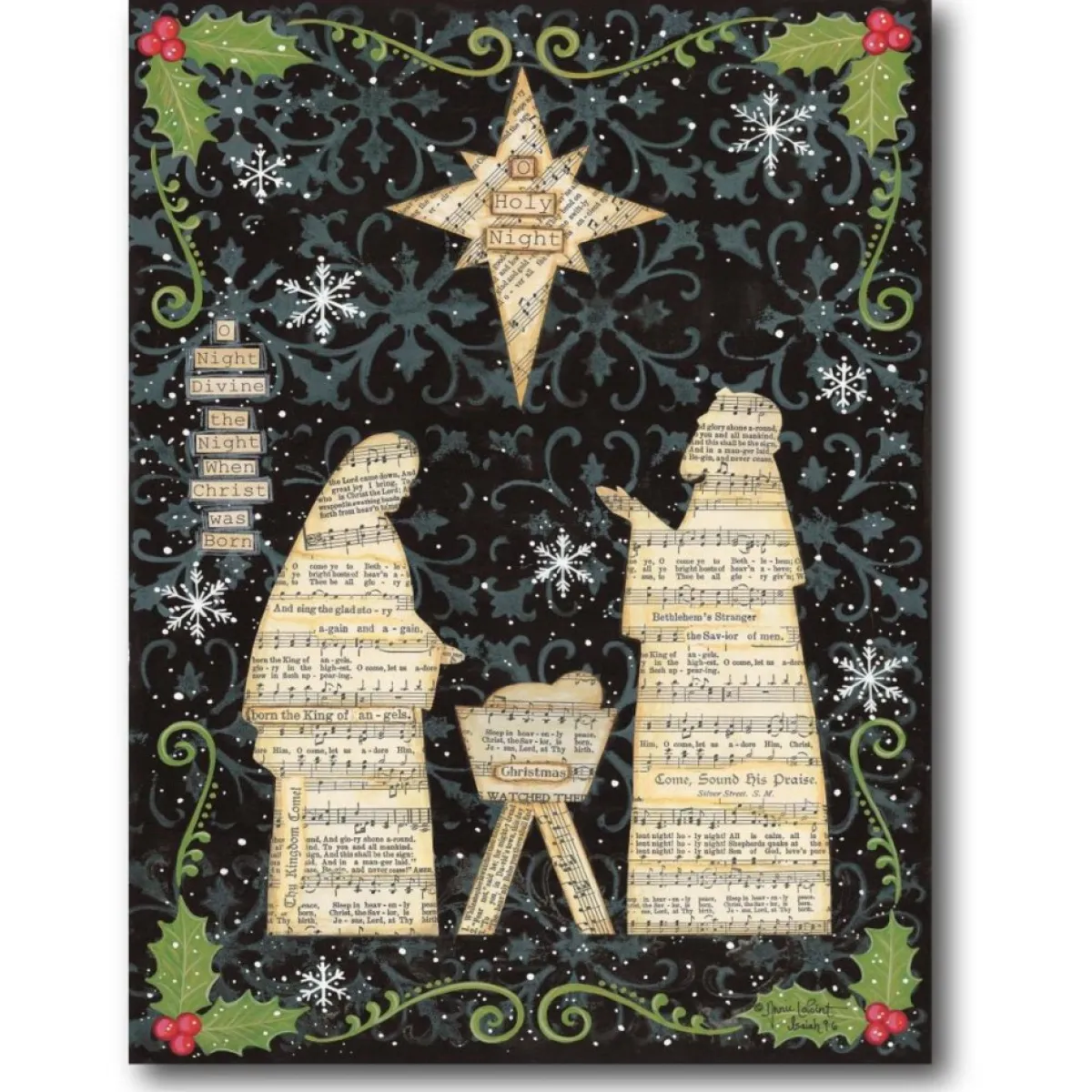 Courtside Market Indoor Decor | The Nativity Canvas Wall Art