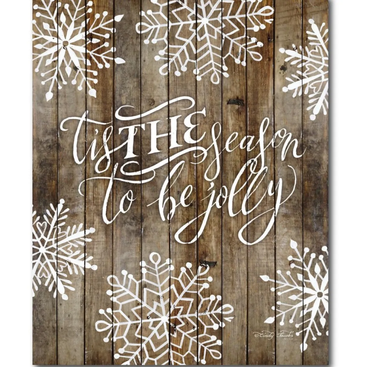 Courtside Market Indoor Decor | 'Tis The Season 10.5" X 14" Wood Art