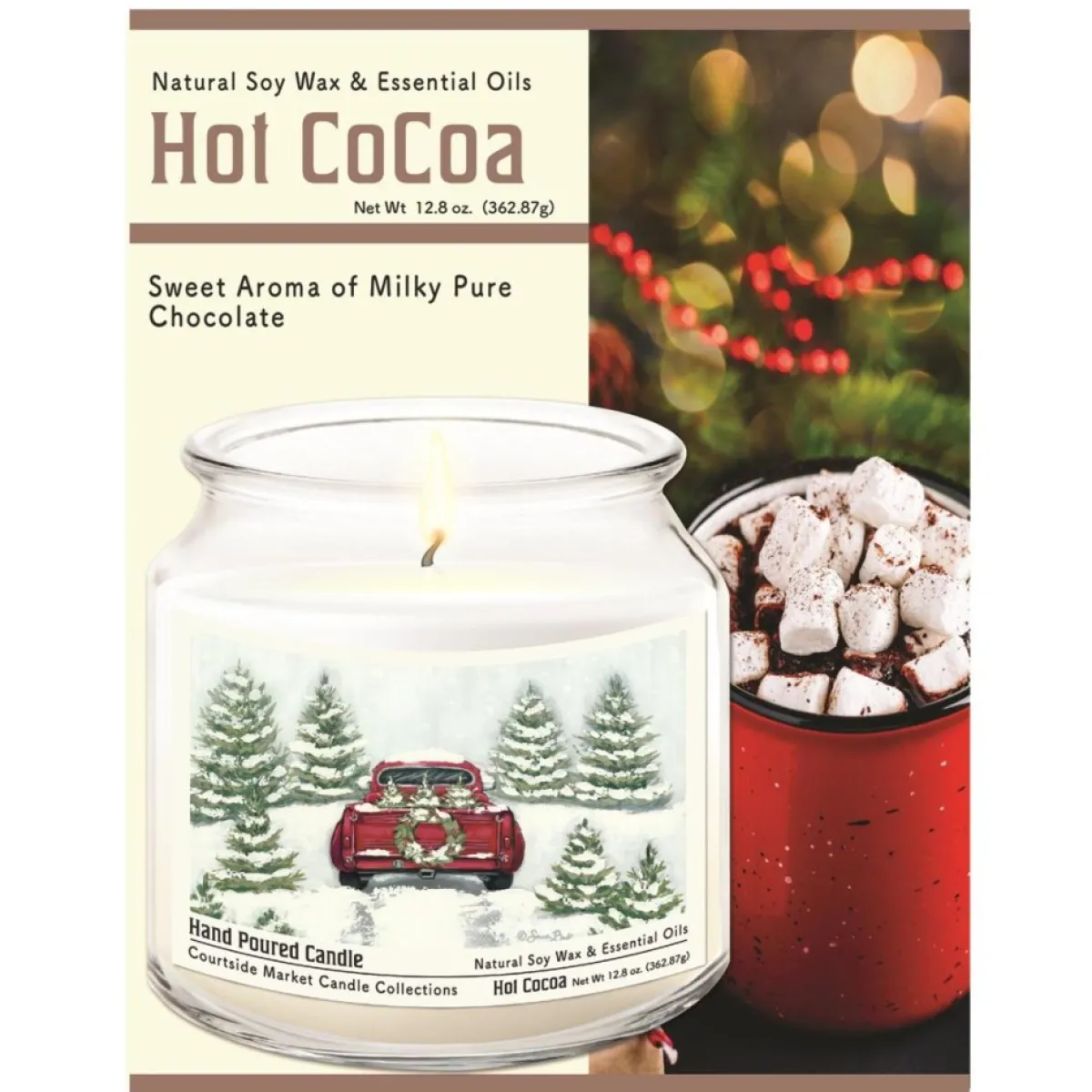 Courtside Market Candles | Tree Farm Tradition Ii Infused Soy Candle In Glass