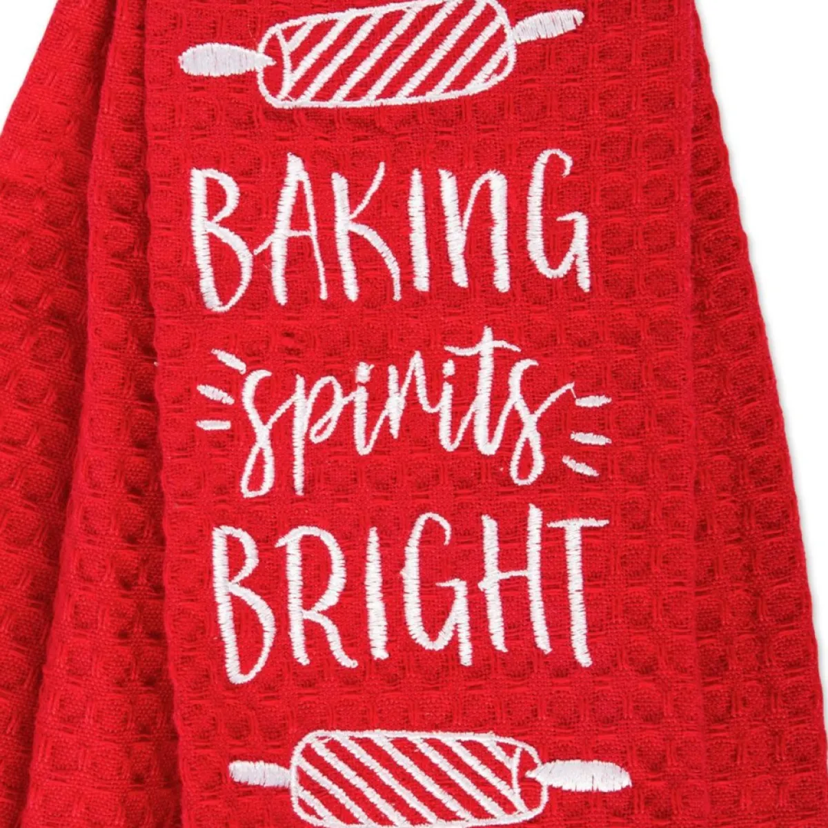 design_imports_christmas_baking_kitchen_towel_scarf_2.webp Design Imports Holiday Textiles | Christmas Baking Kitchen Towel Scarf