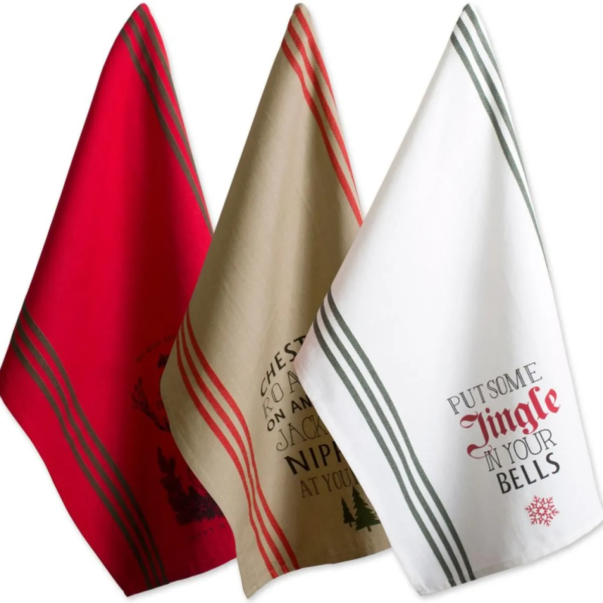 design_imports_holiday_stag_christmas_print_kitchen_towel_set_of__5.webp Design Imports Holiday Entertaining | Holiday Stag Christmas Print Kitchen Towel Set Of 3