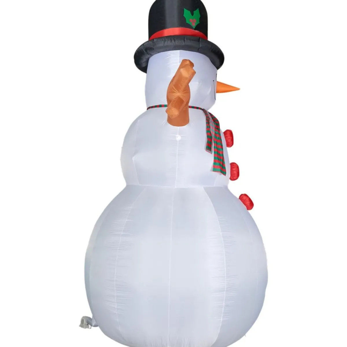 Fraser Hill Farm Outdoor Decor | 20' Jolly Snowman Inflatable W Rgb Lights And Bag