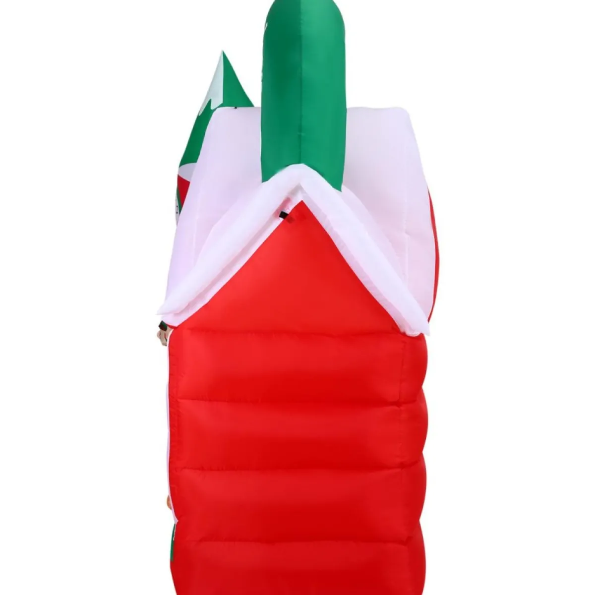 Fraser Hill Farm Outdoor Decor | 7-Ft. Pre-Lit Inflatable Santa's Workshop