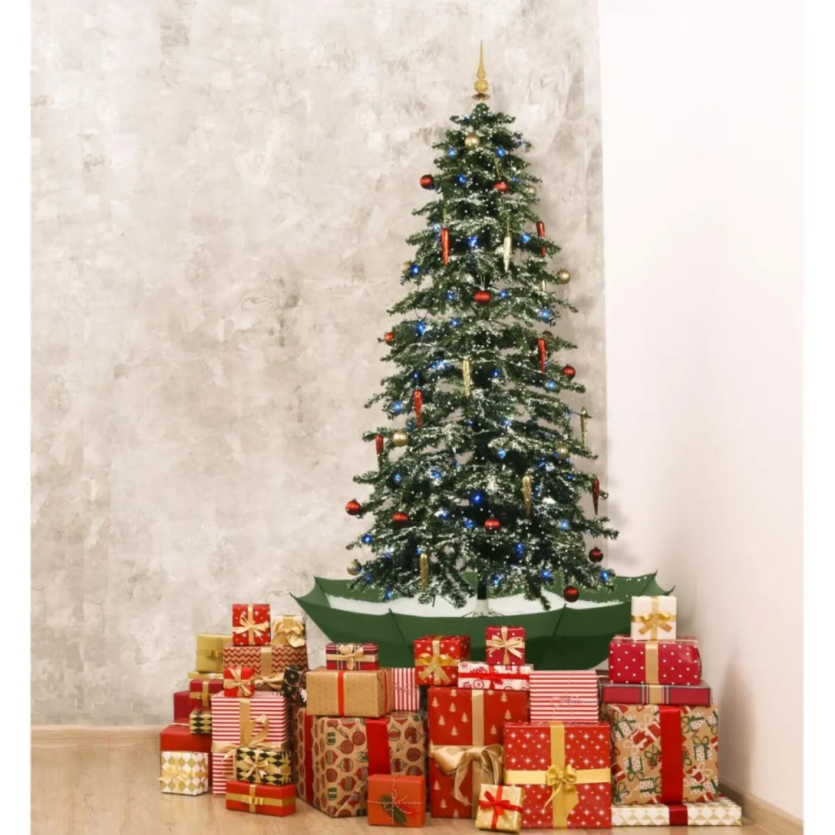 Fraser Hill Farm Christmas Trees | Let It Snow 55" Musical Tree W Base/Snow Function