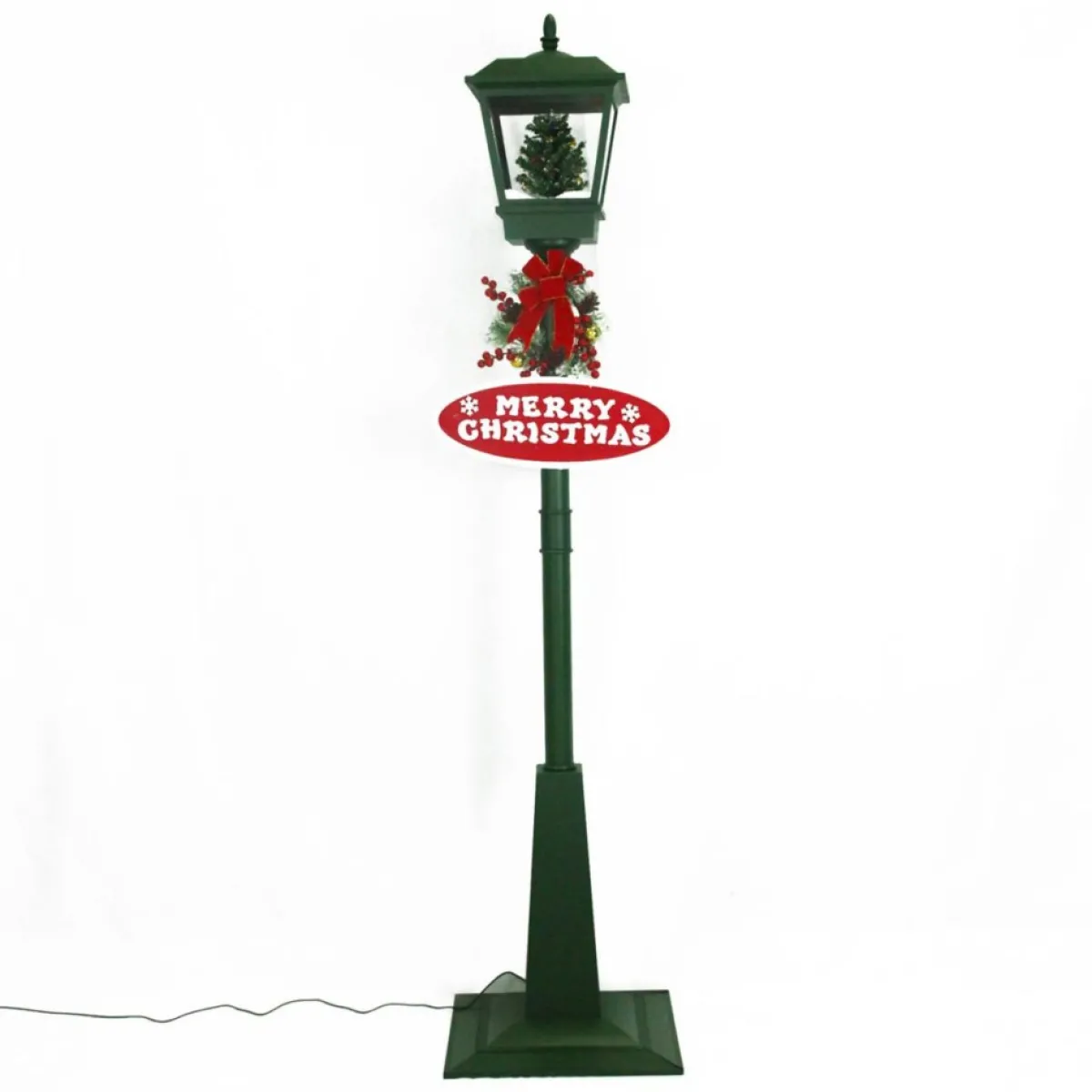 Fraser Hill Farm Indoor Decor | Let It Snow 71" Street Lamp W/ Tree & Signs Decor
