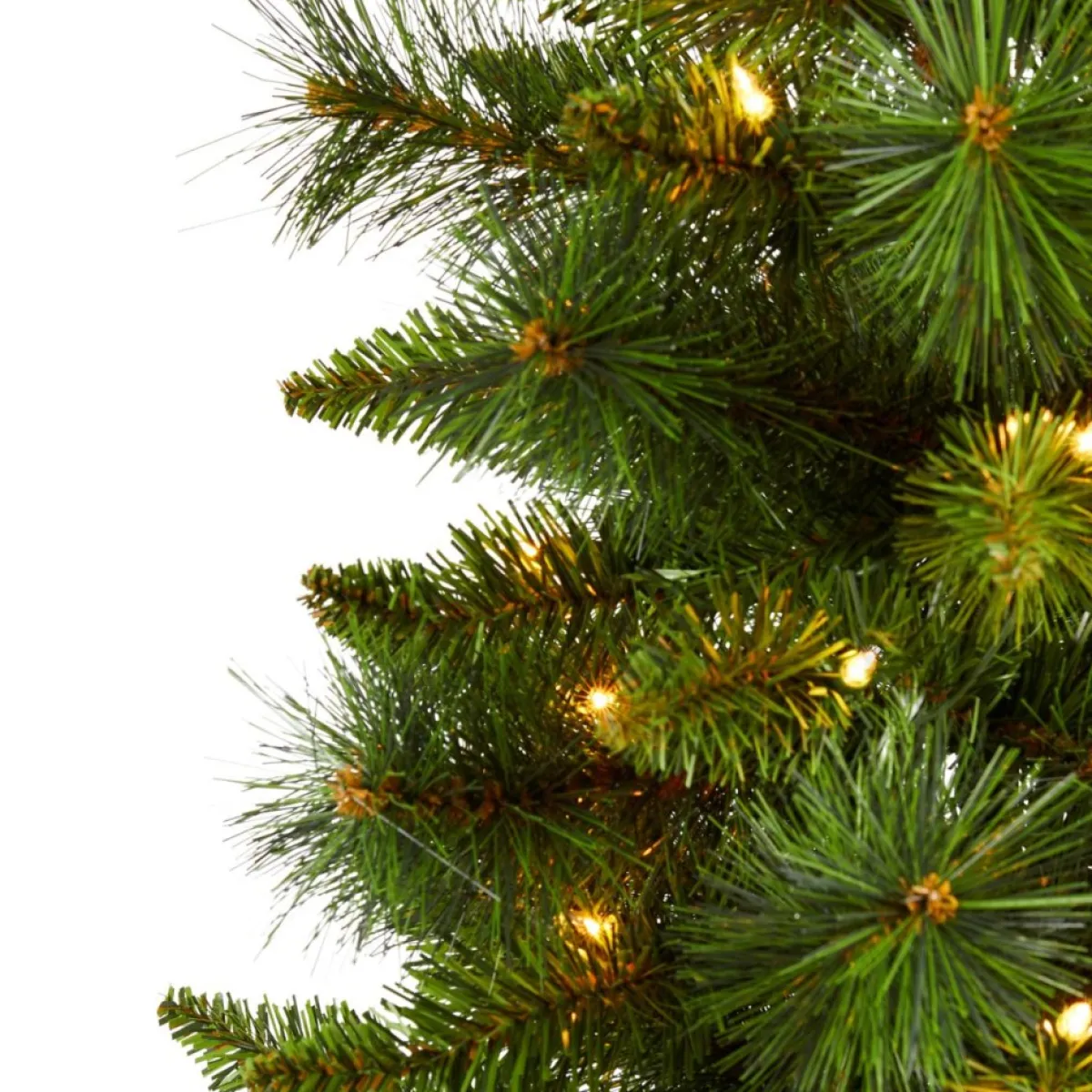 ft_new_haven_pine_artificial_christmas_tree_with__warm_white_led_lights_and__bendable_branche_3.webp Nearly Natural Christmas Trees | 3 Ft. New Haven Pine Artificial Christmas Tree With 50 Warm White Led Lights And 93 Bendable Branche