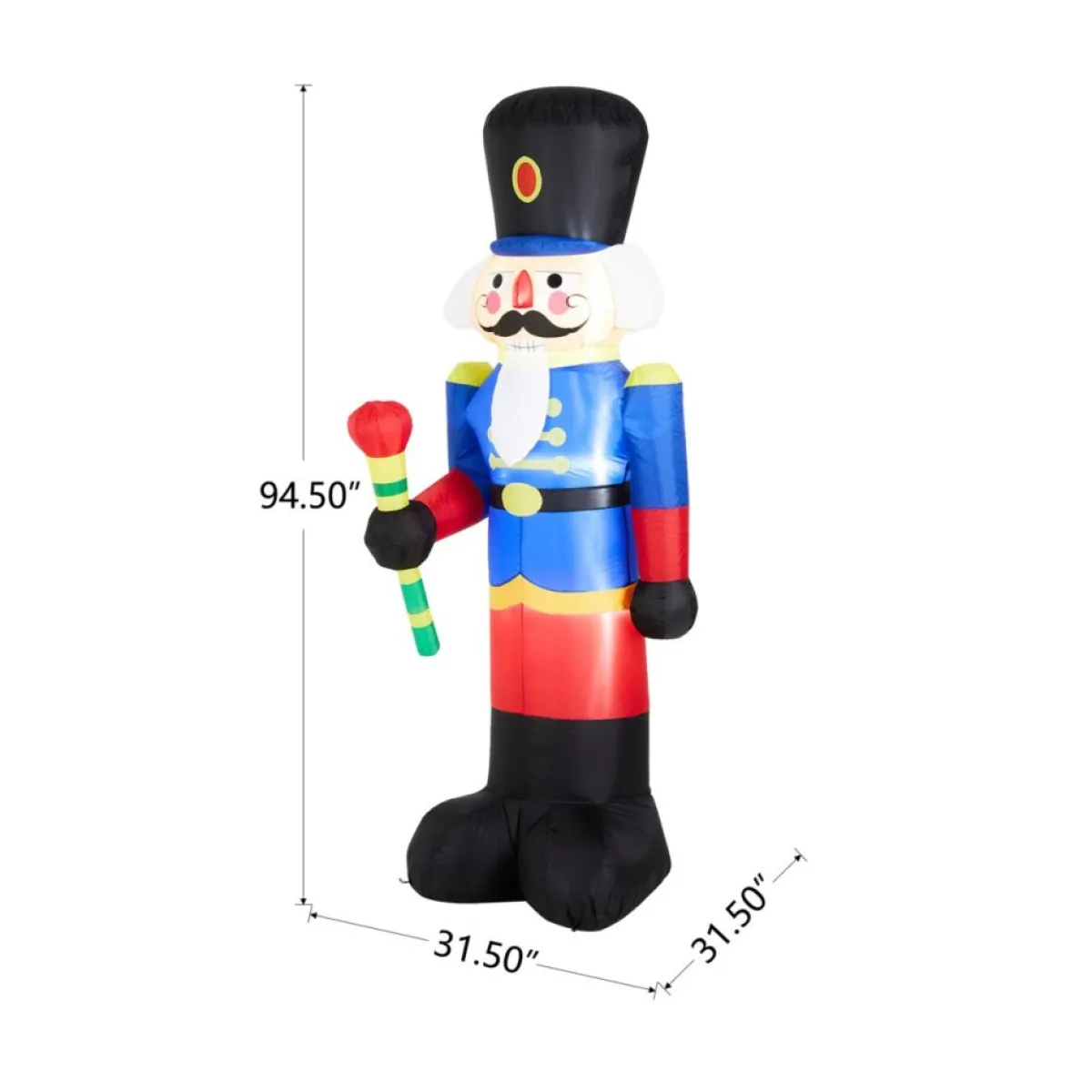 glitzhome__lighted_inflatable_soldier_decor_5.webp Glitzhome Outdoor Decor | 8' Lighted Inflatable Soldier Decor