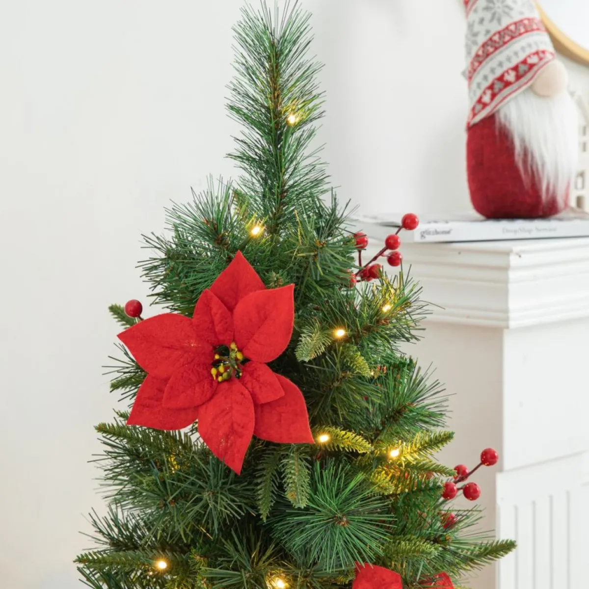 glitzhome_ft_prelit_poinsettia_artificial_christmas_porch_tree_3.webp Glitzhome Christmas Trees | 4Ft Pre-Lit Poinsettia Artificial Christmas Porch Tree