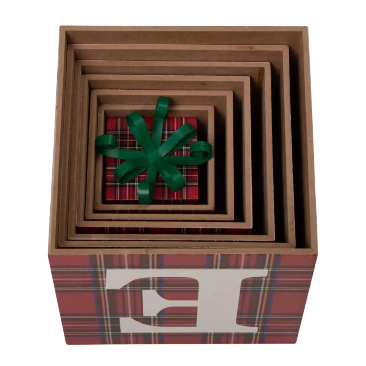 Glitzhome Outdoor Decor | 42"H Wooden Believe Double Sided Porch Decor