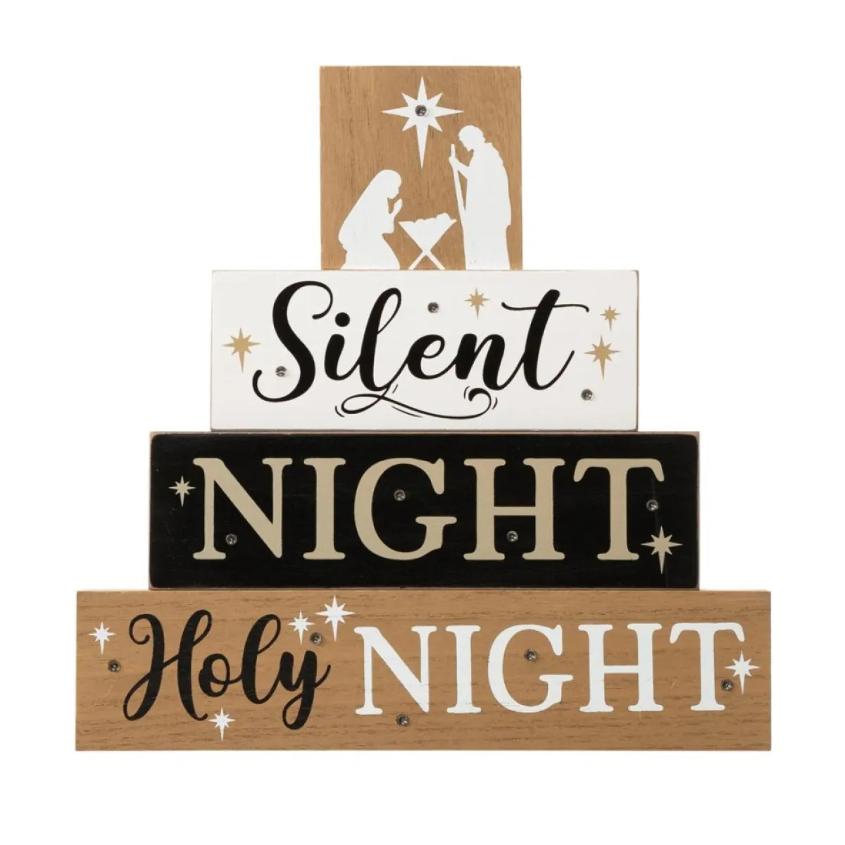 glitzhome_in_h_lighted_wooden_nativity_block_word_sign_6.webp Glitzhome Indoor Decor | 12In H Lighted Wooden Nativity Block Word Sign