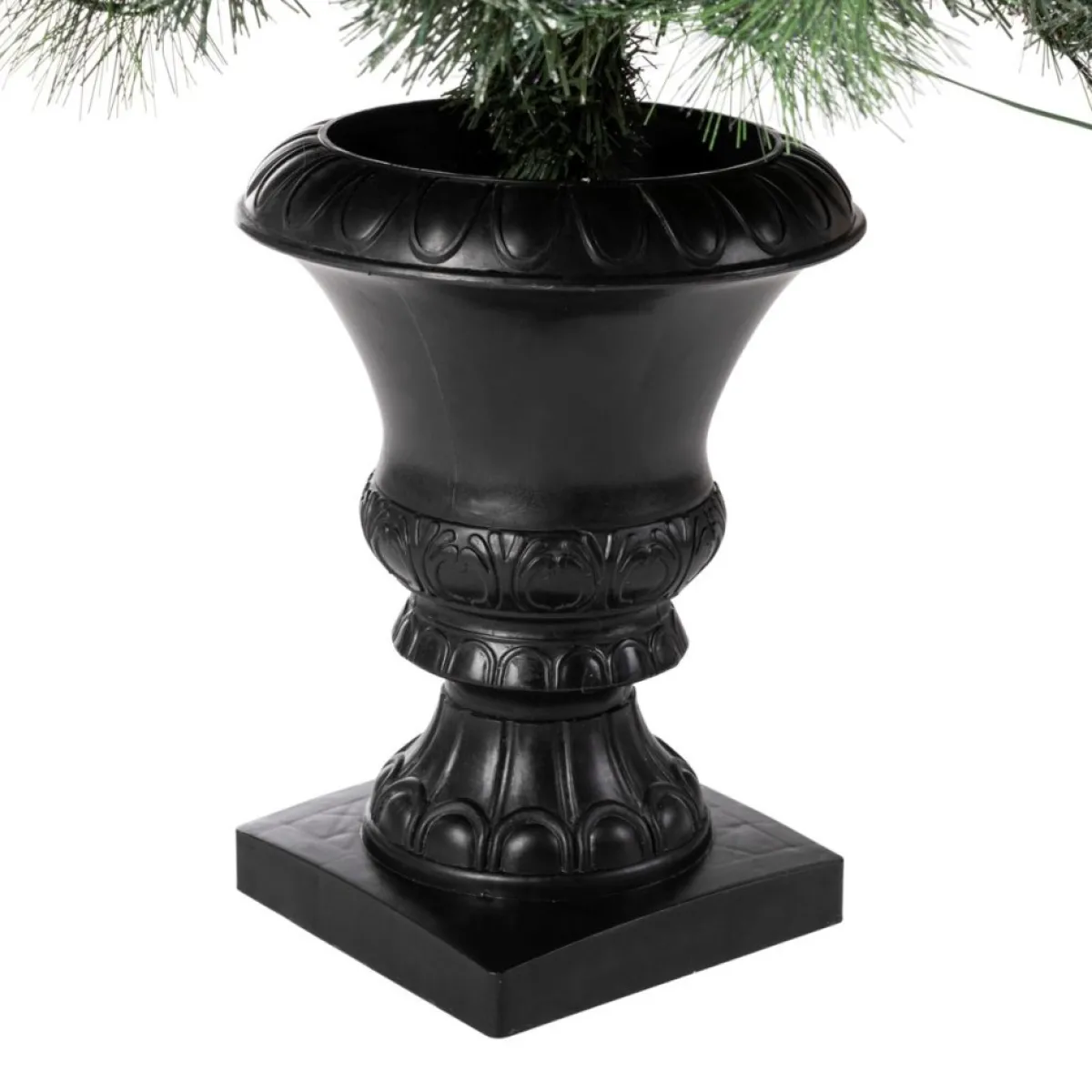 glitzhome_set_of_two_ft_flocked_christmas_tree_with__warm_white_4.webp Glitzhome Christmas Trees | Set Of Two 4Ft Flocked Christmas Tree With 100 Warm White