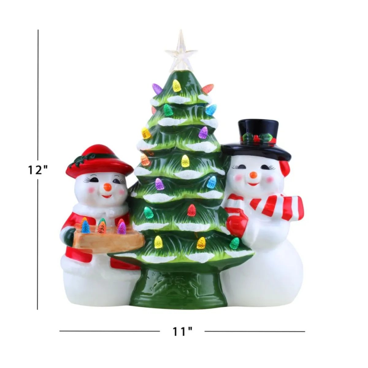 mr_christmas__mrs_claus_nostalgic_tree_3.webp Mr. Christmas Indoor Decor | 12" Mrs. Claus Nostalgic Tree