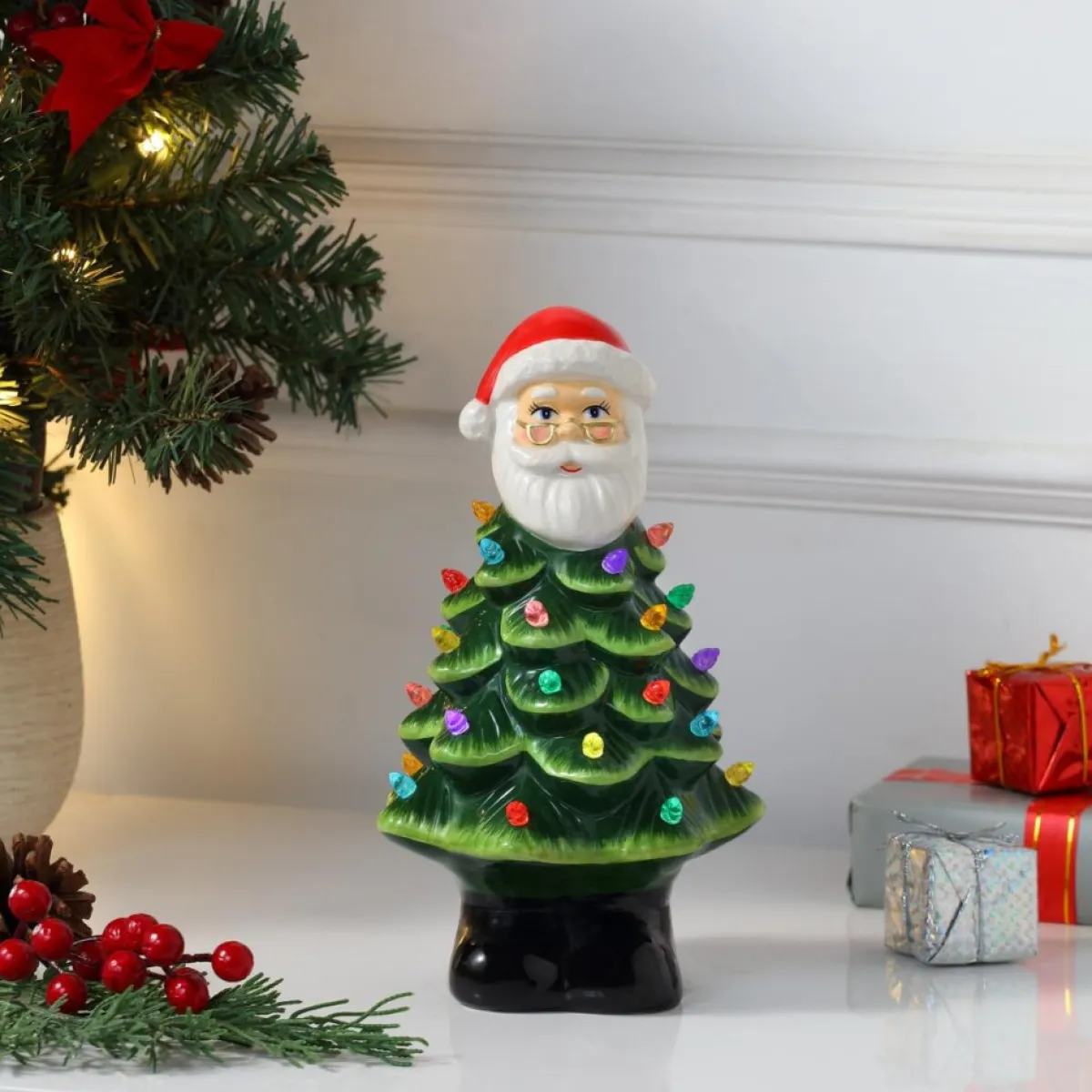mr_christmas__nostalgic_ceramic_tree_10.webp Mr. Christmas Indoor Decor | 8.5" Nostalgic Ceramic Tree