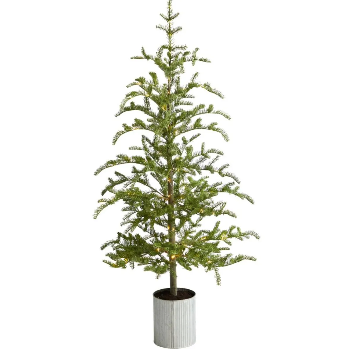 Nearly Natural Christmas Trees | 5.5 Ft. Pine Artificial Christmas Tree With 150 Lights