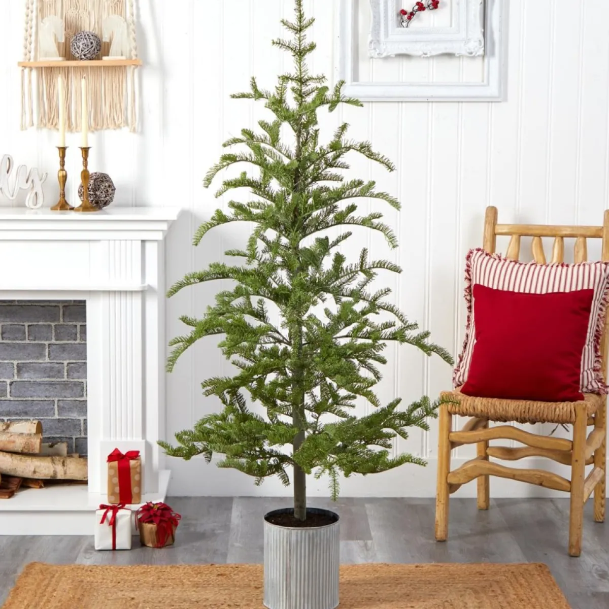 nearly_natural__ft_pine_artificial_christmas_tree_with__lights_4.webp Nearly Natural Christmas Trees | 5.5 Ft. Pine Artificial Christmas Tree With 150 Lights