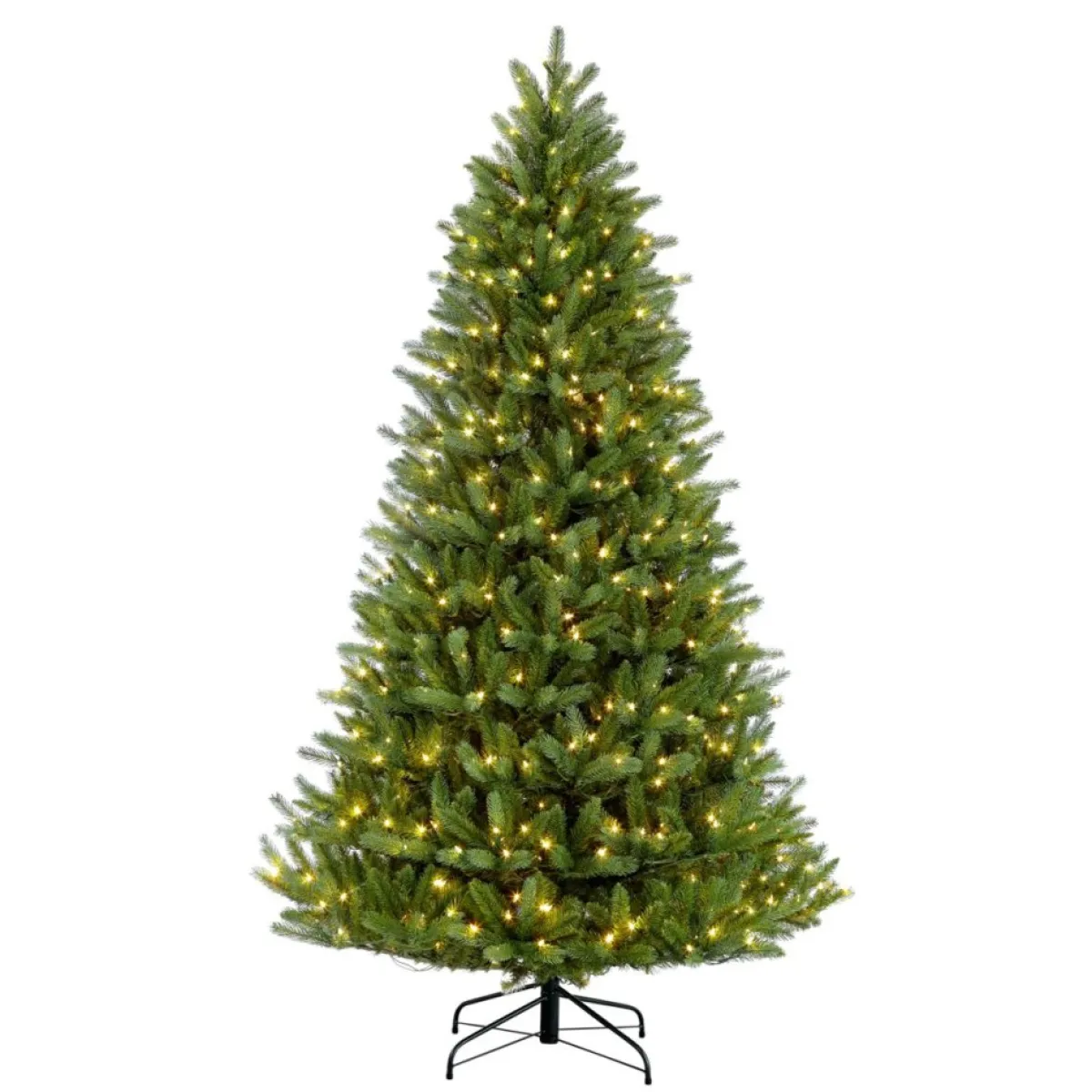 Puleo International Christmas Trees | Puleo 4-1/2 Ft. Pre-Lit Green Mountain Fir Artificial Christmas Tree