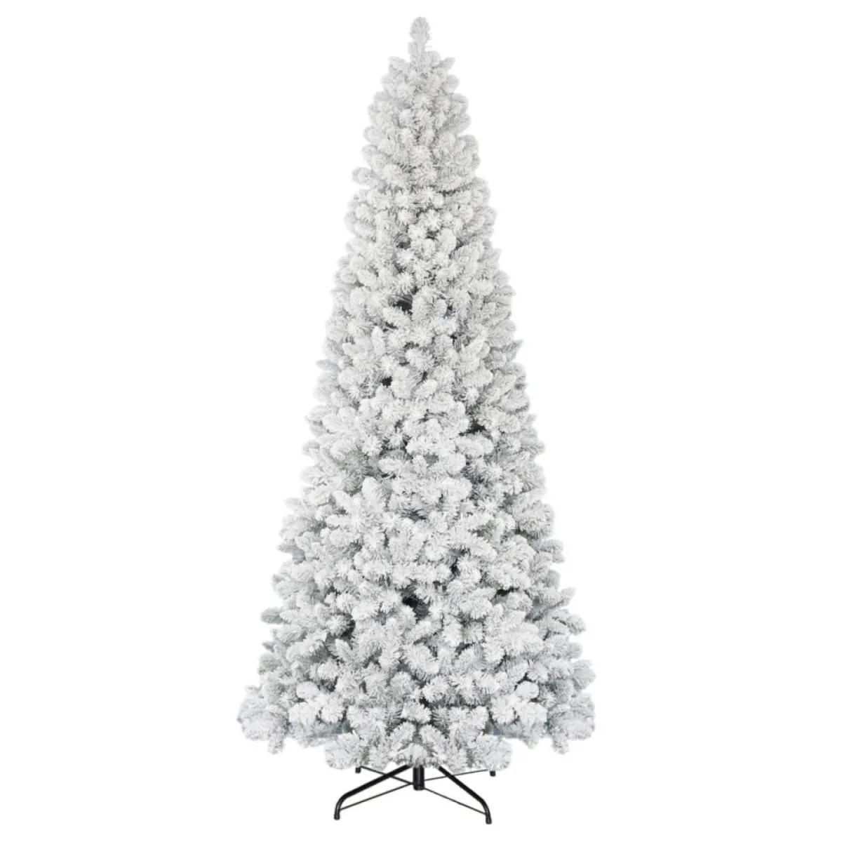 Puelo International Christmas Trees | Puleo International 9' Flocked Virginia Pine Tree With 1460 Tips
