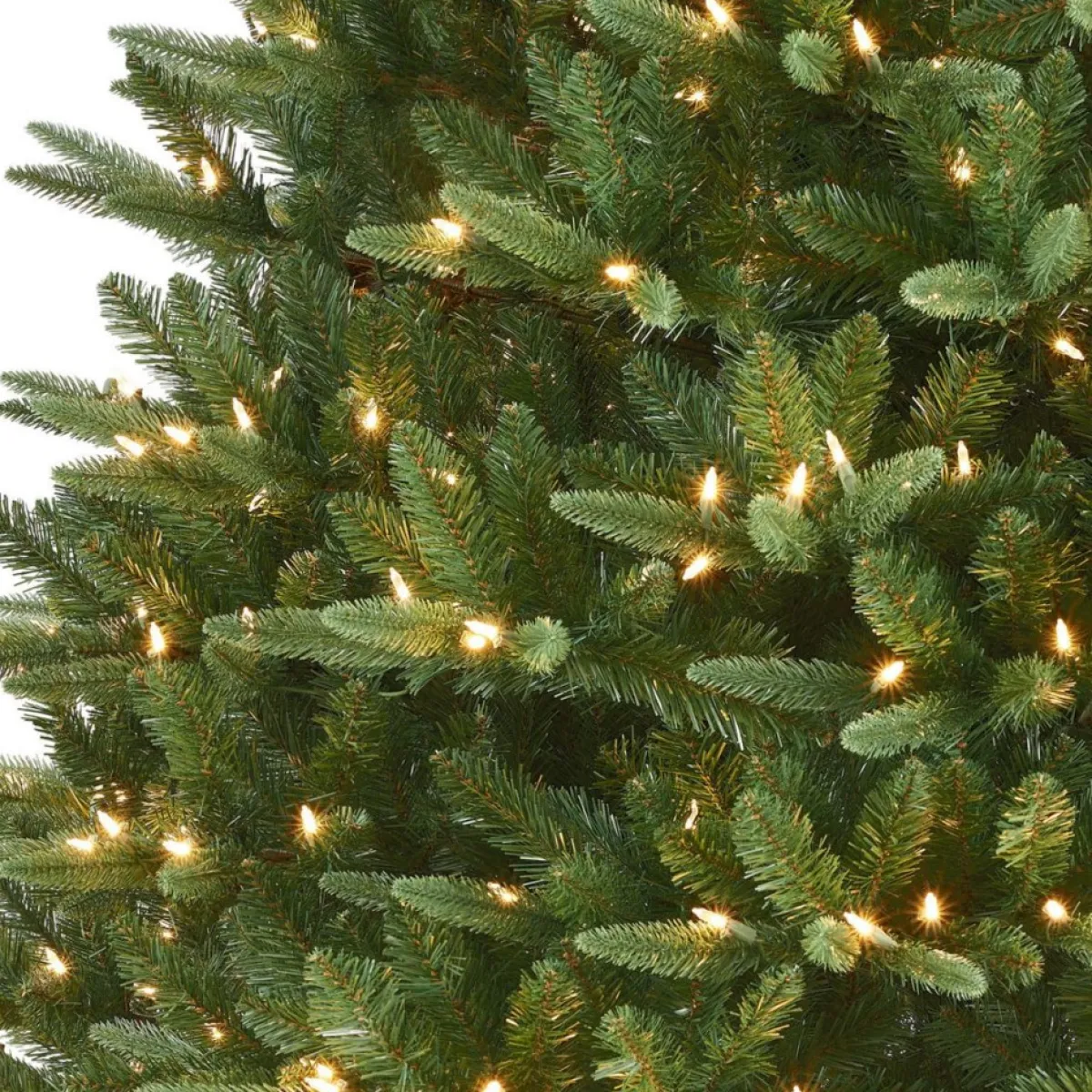Puleo International Christmas Trees | 12' Pre-Lit Fir Tree 800 Warm White Led Lights