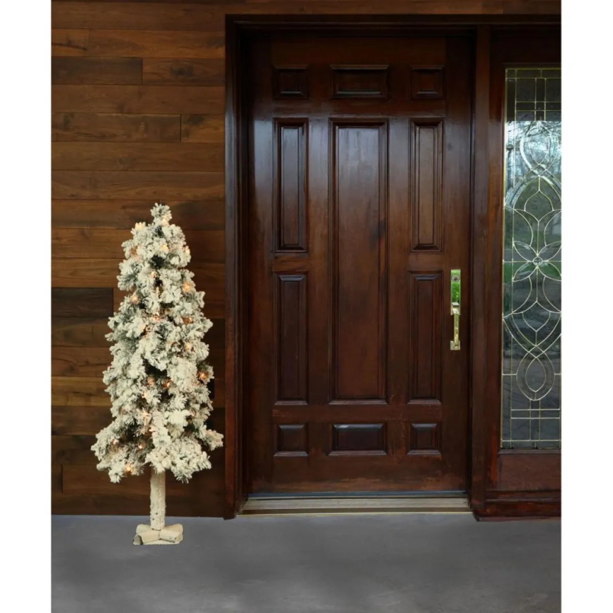 set_of__snowy_alpine_trees_with_clear_lights_ft_ft_ft_6.webp Almo Christmas Trees | Set Of 3 Snowy Alpine Trees With Clear Lights (2-Ft. 3-Ft. 4-Ft.)