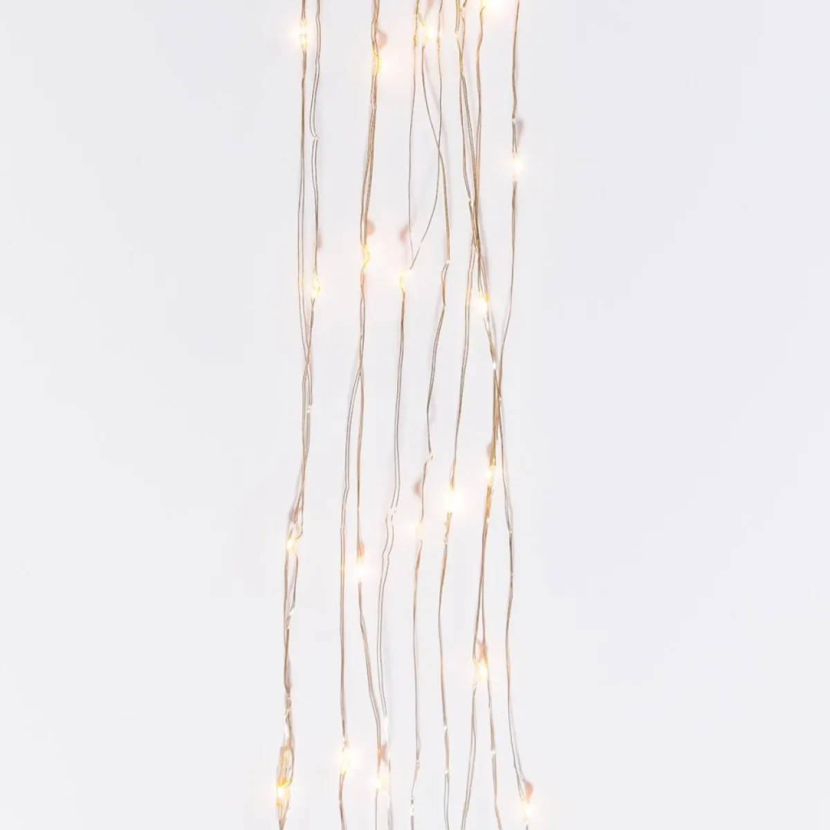 Gerson Indoor Decor | The Company 6' Warm White Led Light String Spray On Silver Wire