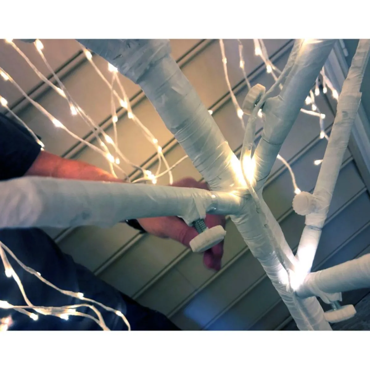 Winter Lane Indoor Decor | 7' Color Changing Willow Tree