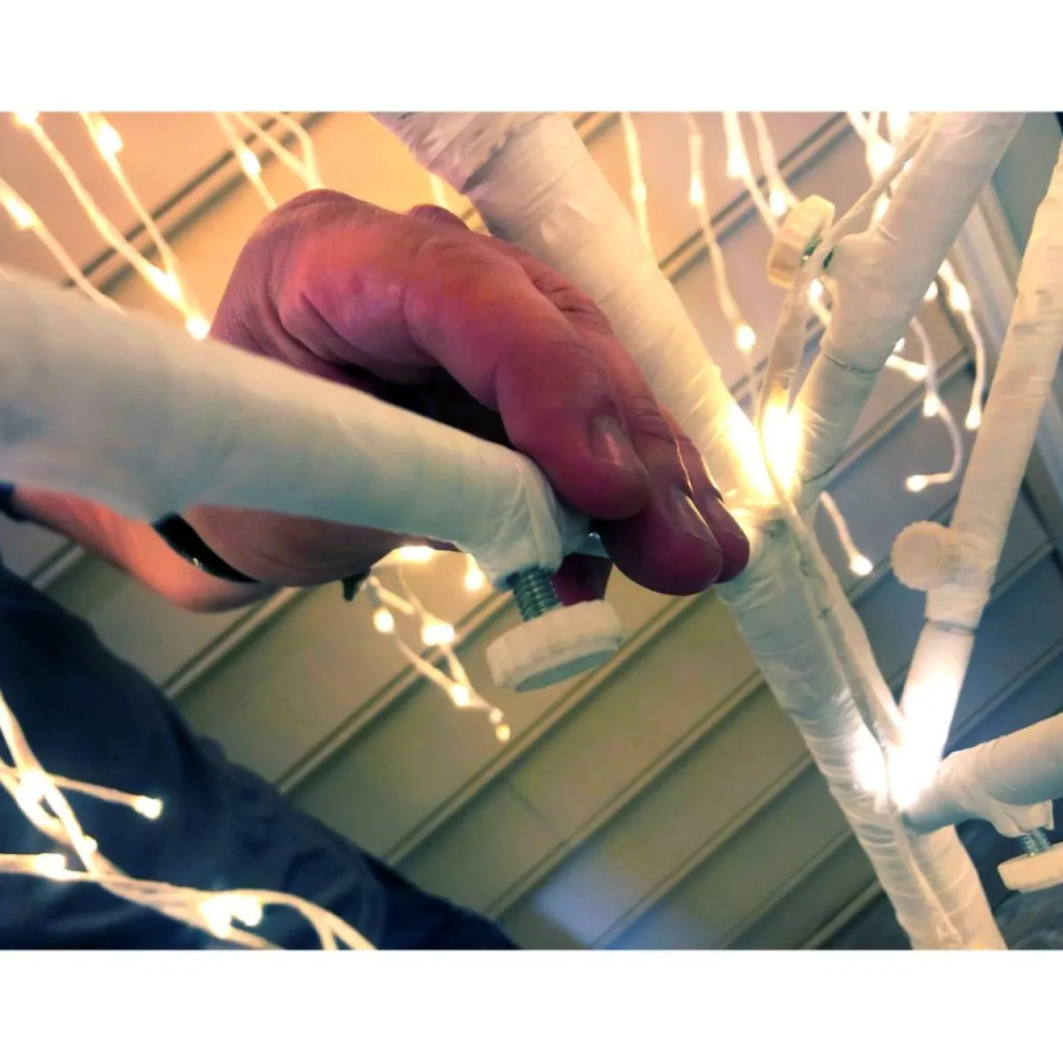 Winter Lane Indoor Decor | 7' Color Changing Willow Tree