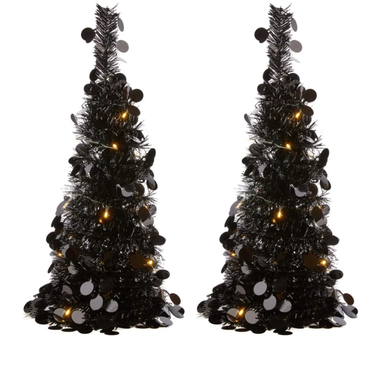 winter_lane_pack__popup_tinsel_holiday_trees_3.webp Winter Lane Indoor Decor | 2-Pack 2' Pop-Up Tinsel Holiday Trees
