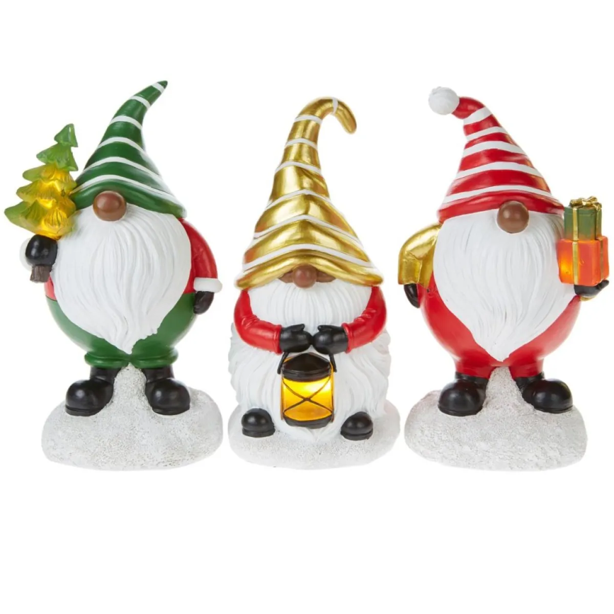 winter_lane_set_of__led_holiday_gnomes_with_hour_timers_3.webp Winter Lane Outdoor Decor | Set Of 3 Led Holiday Gnomes With 4-Hour Timers